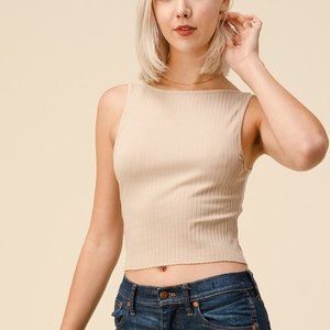 NEW!!! LONG SCOOP BACK TOP